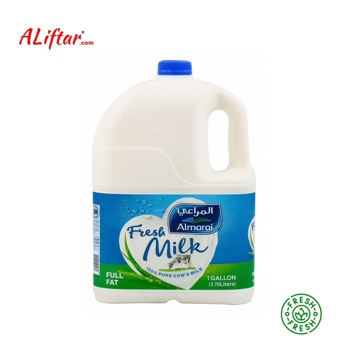 Fresh Full Fat Milk - 1 Gallon | Almarai