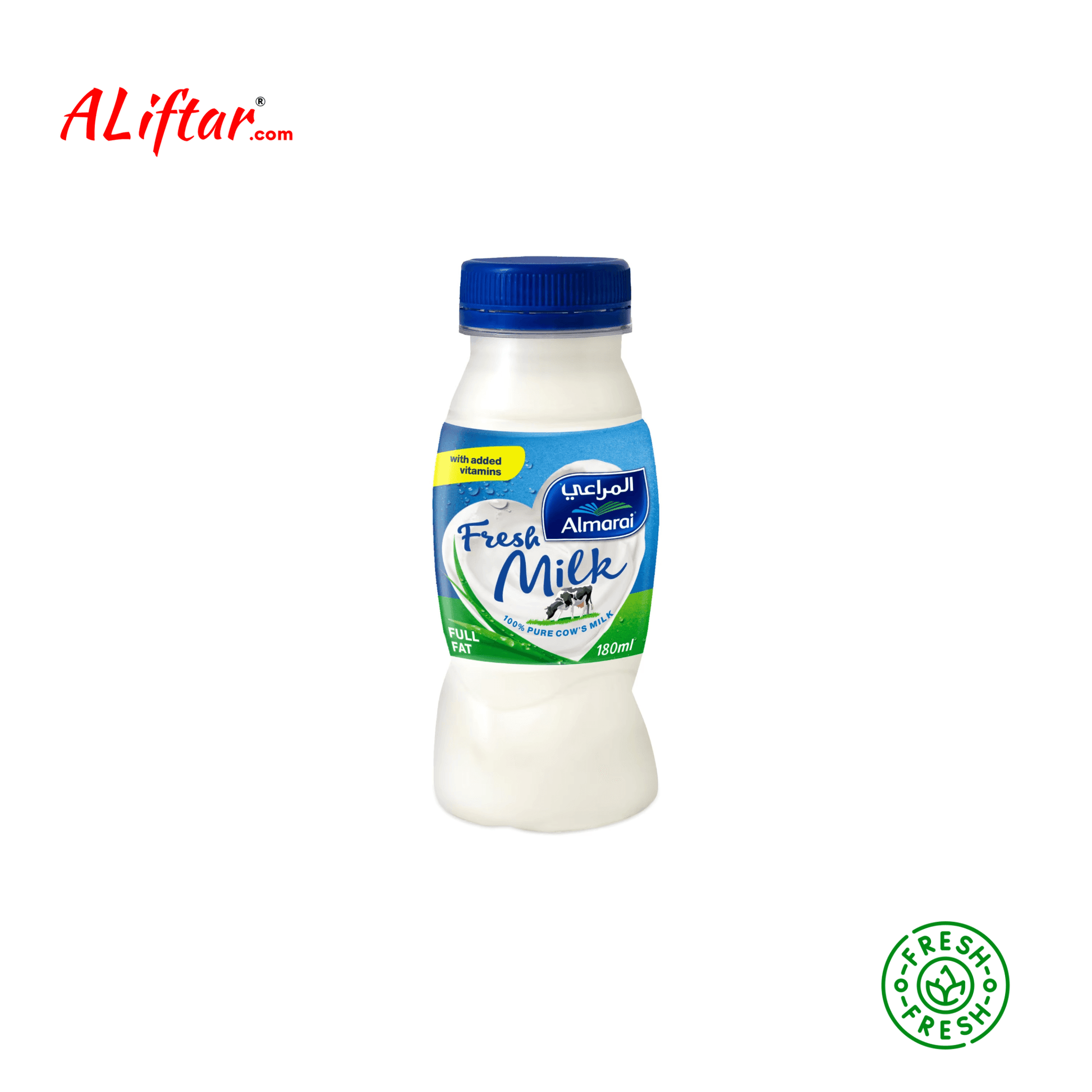 Fresh Full Fat Milk - 180ml | Almarai