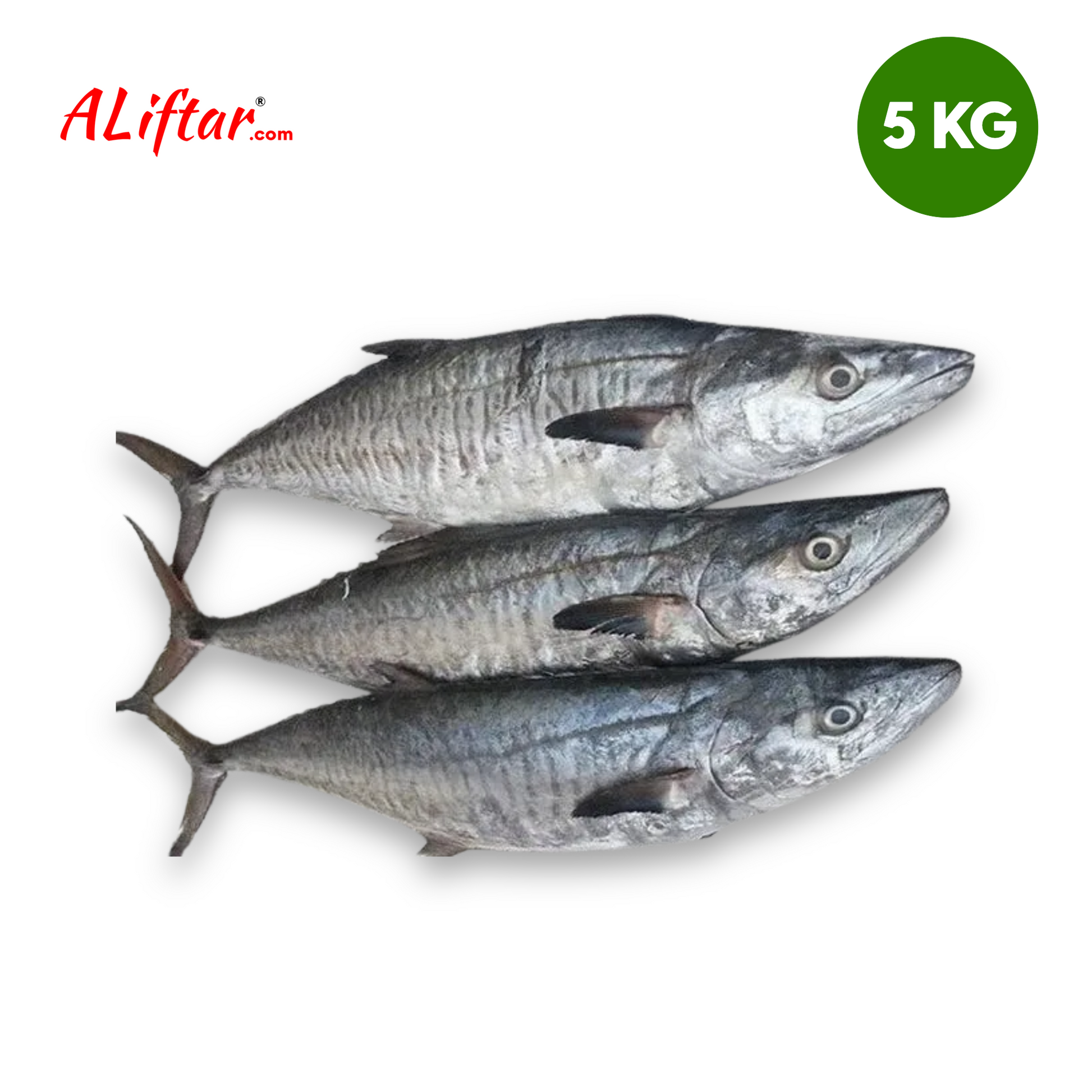 Fresh King Surmai Fish 4-5 Pcs | Whole | 5kg