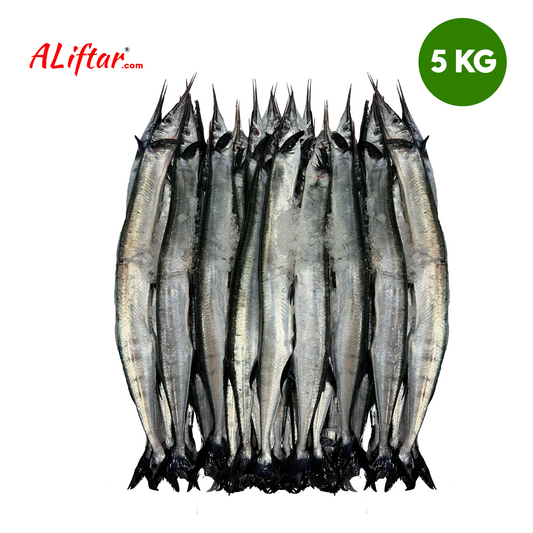 Fresh Garfish (Kolan Meen) 4-6 pcs | Whole | 5kg