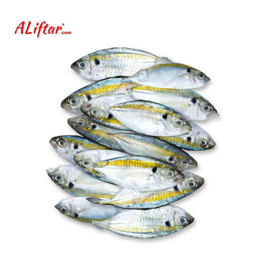 Fresh Shani Yellow Stripe Scad Fish | Whole | 1kg