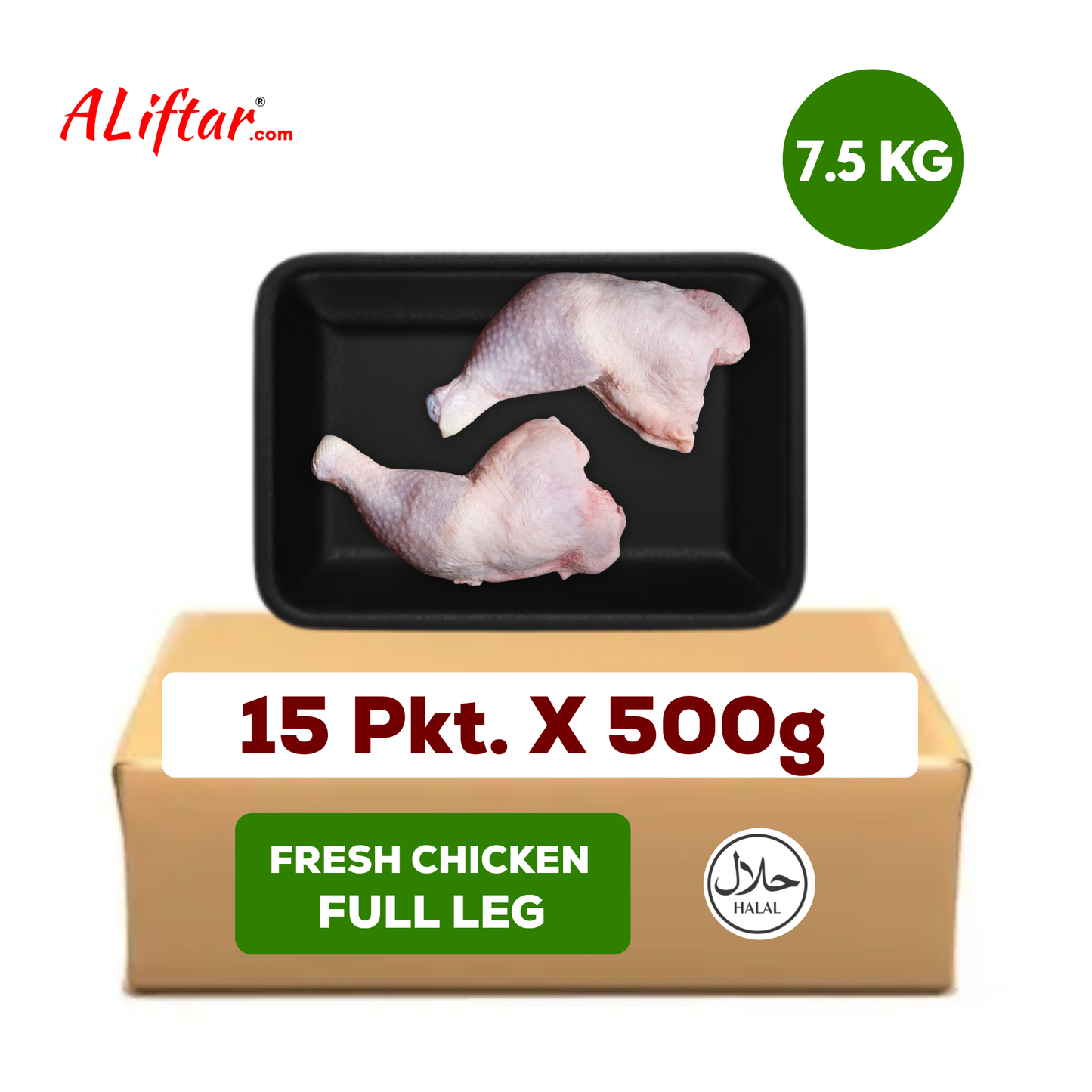 Fresh Chicken Legs | With Skin | 7.5kg