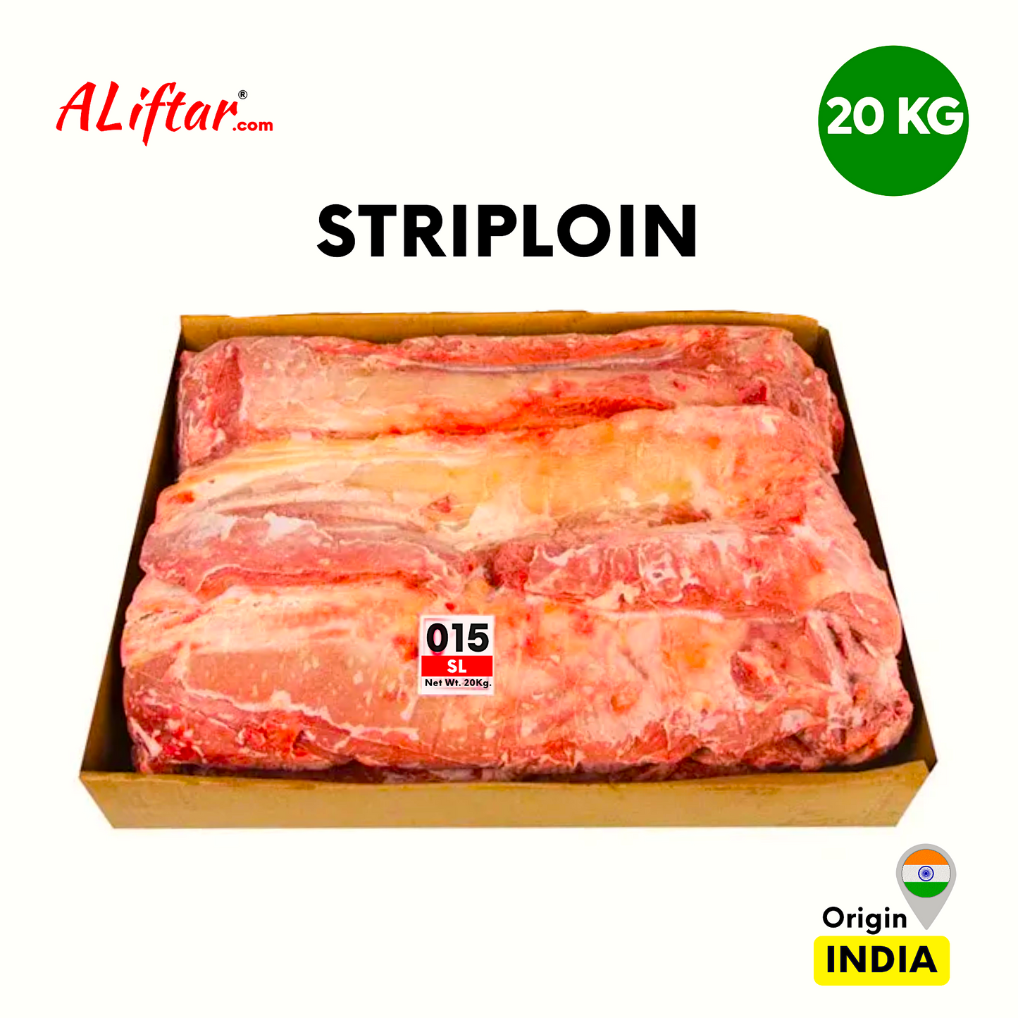 Frozen Beef Striploin Indian | 20kg