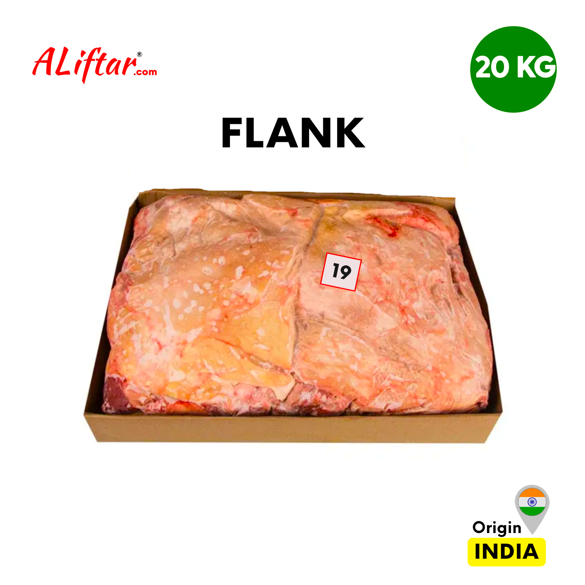 frozen flank Indian Beef | 20kg