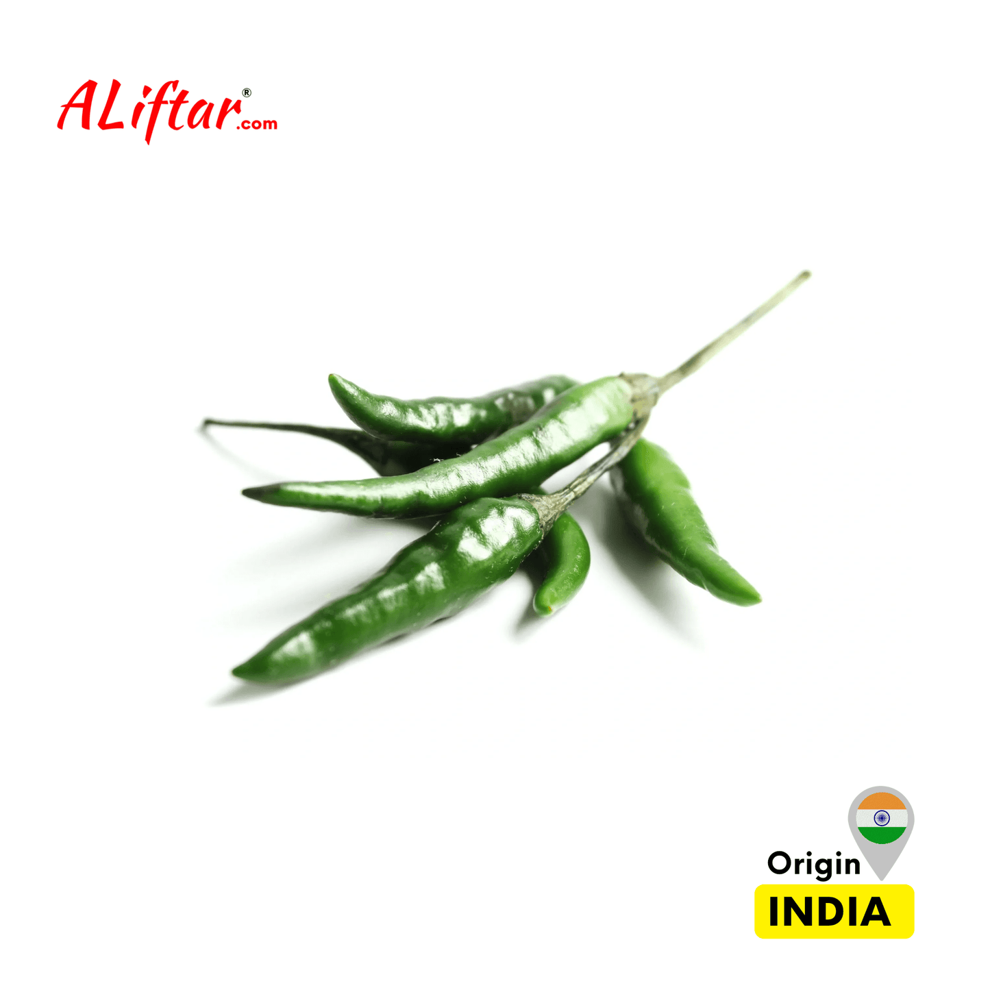 Chilli Small Green from India 90-100g