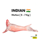 5-7 kg | Fresh Indian Mutton | Full Carcass