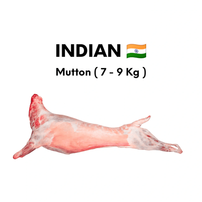 7-9 kg | Fresh Indian Mutton | Full Carcass