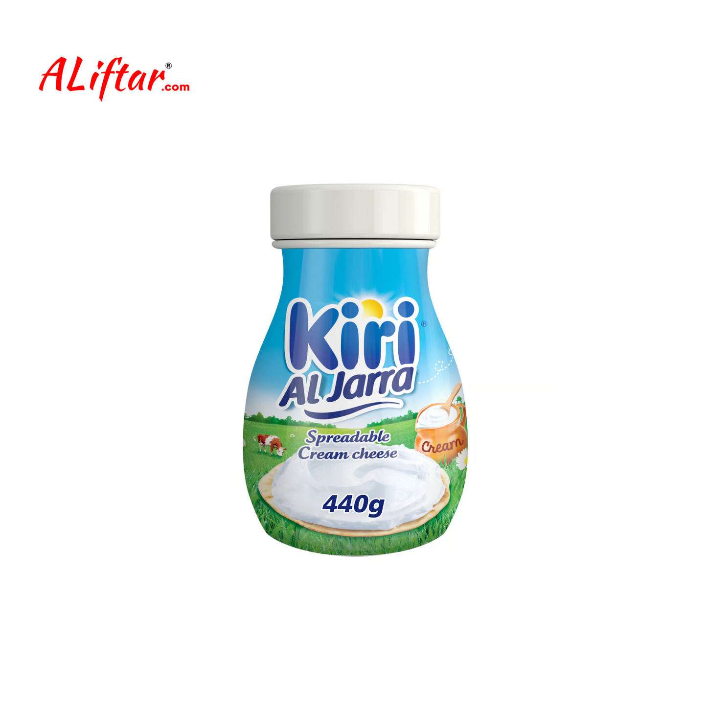 Kiri Al-Jarra Spreadable Cream Cheese Jar 440g