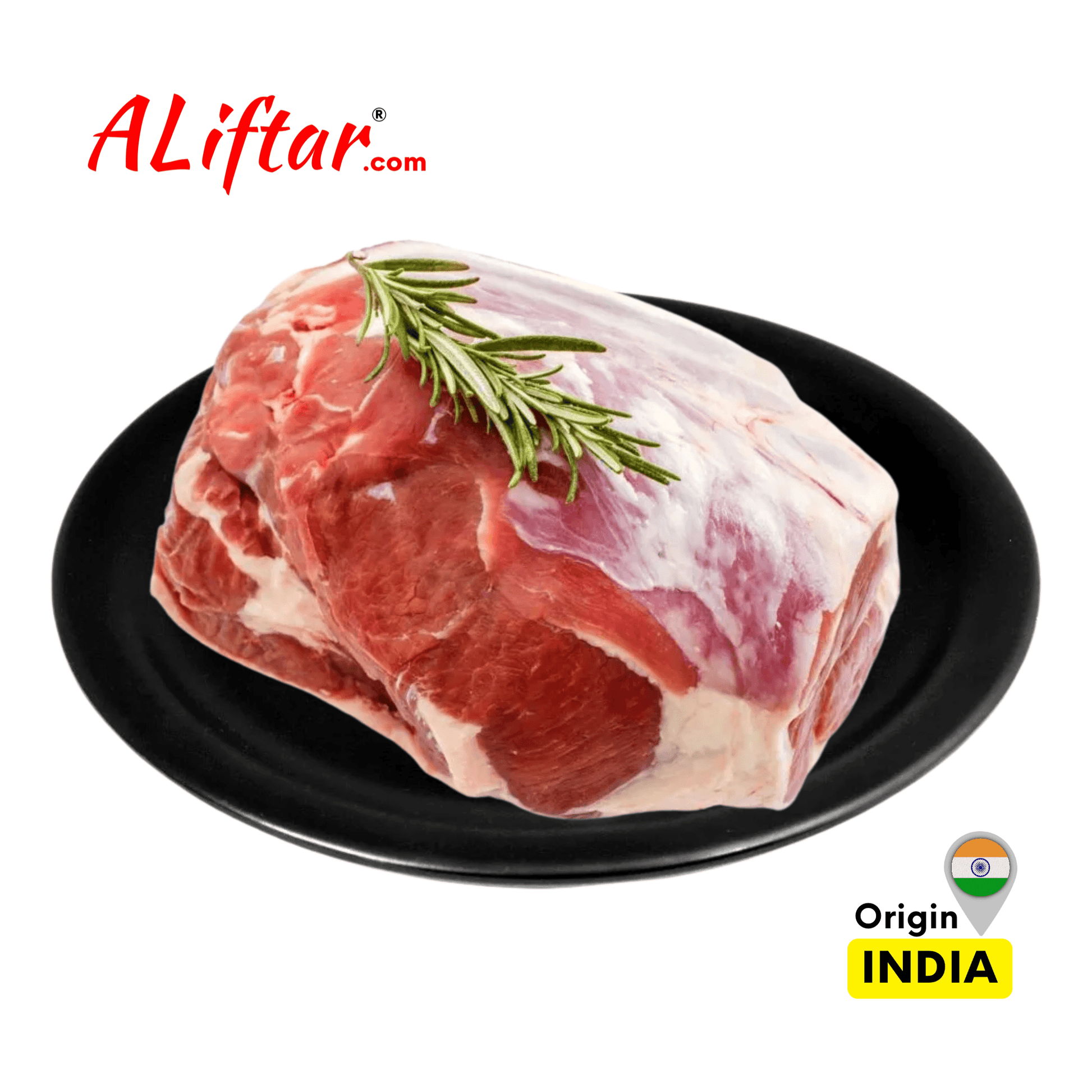 Indian Fresh Full Lamb Leg Boneless - 1kg