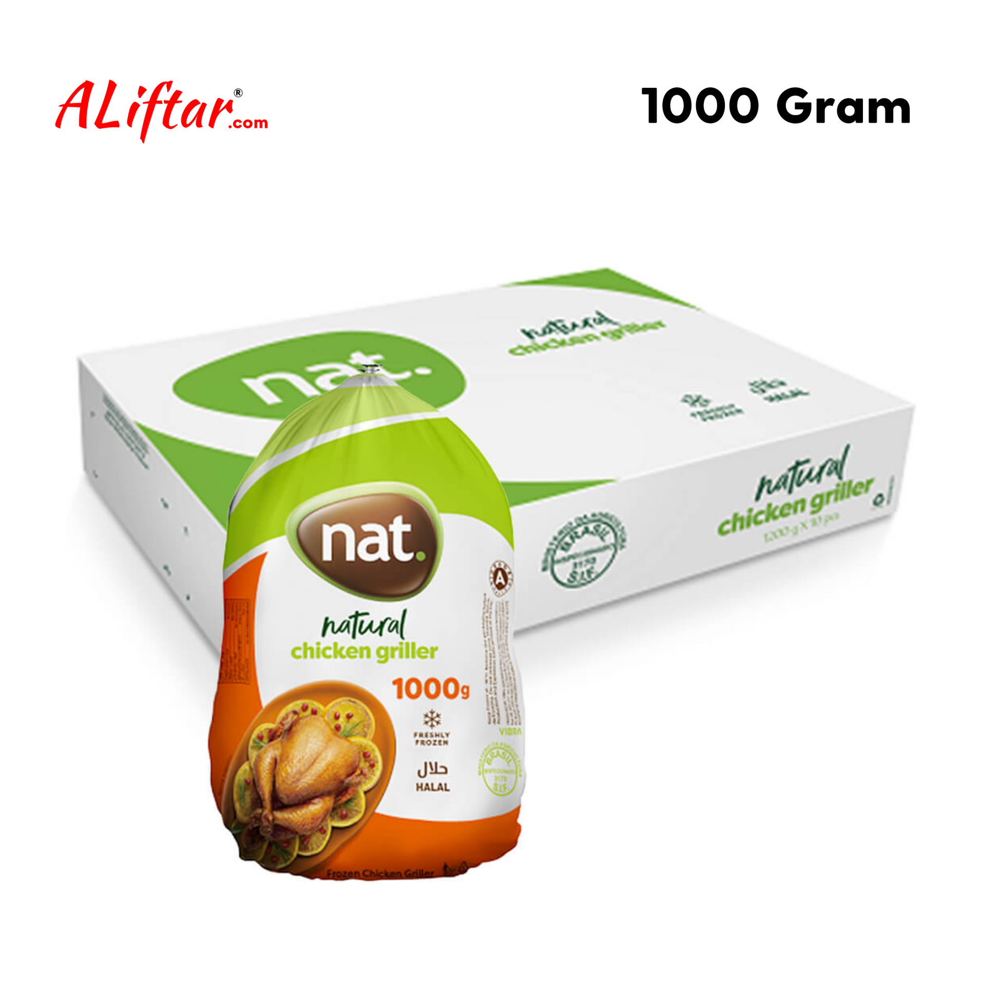 NAT Brazil Whole Chicken Griller, ( 1000g X 10 Pcs ) Box