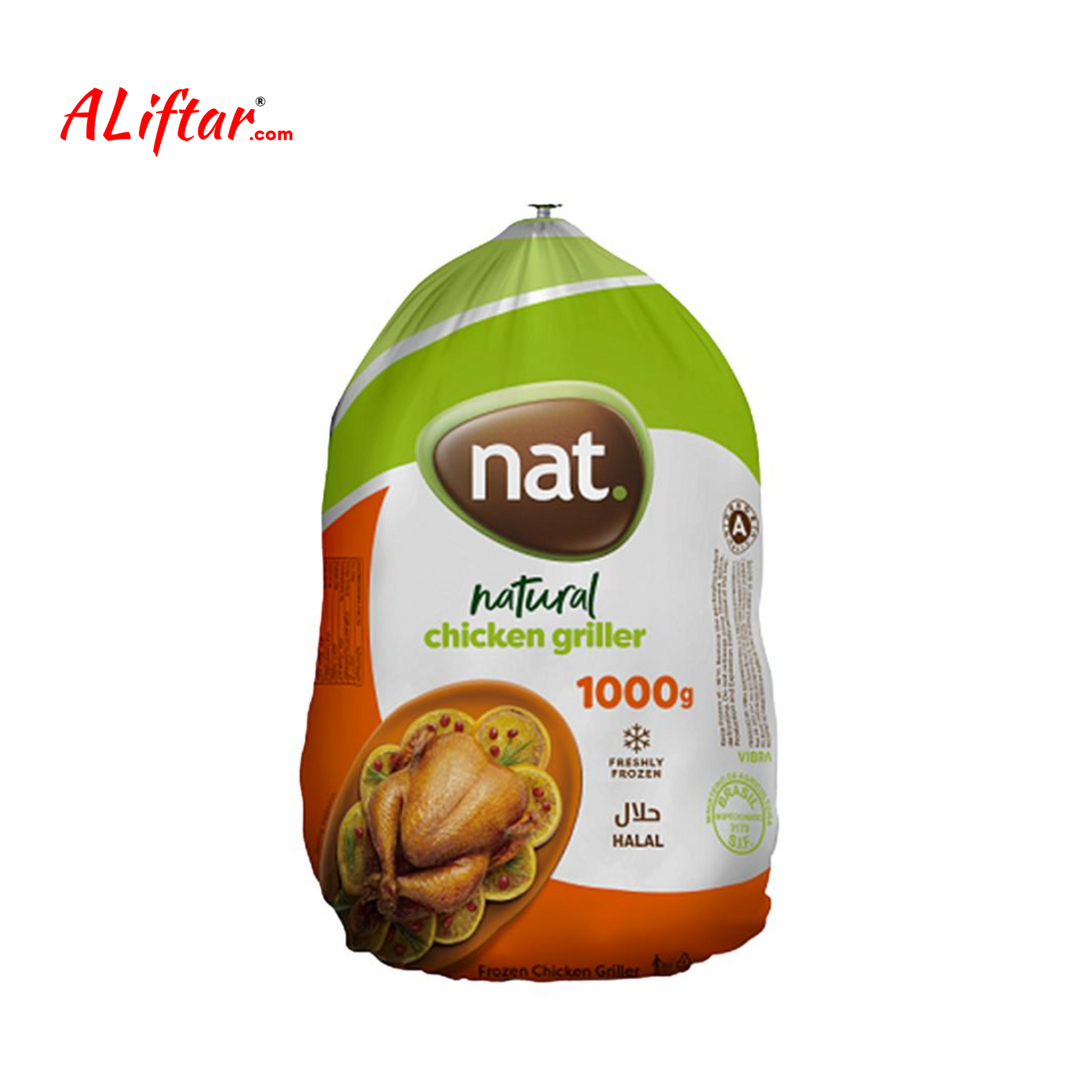 NAT Brazil Whole Chicken Griller (1kg) Frozen