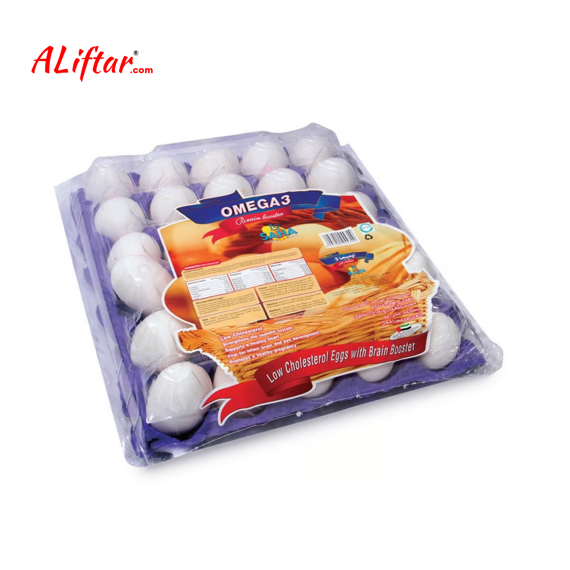 Saha Omega-3 Medium Eggs (30-Piece)