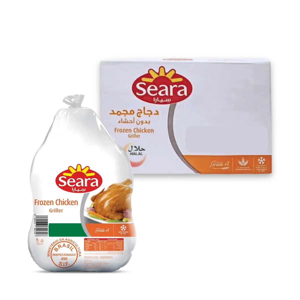 1200g x 10Pcs | SEARA | whole Chicken | 12kg